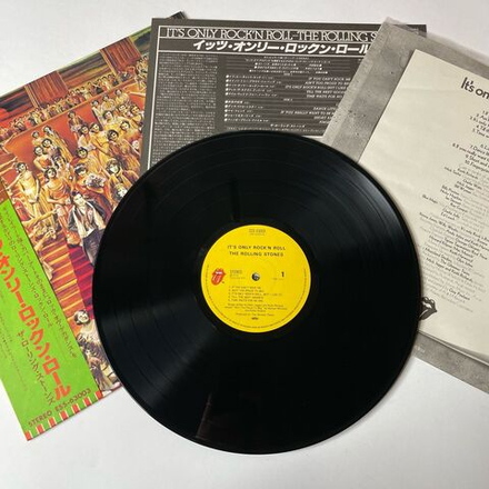 Винтажная виниловая пластинка LP The Rolling Stones It's Only Rock N Roll (Japan 1979) (Obi) Ain't Too Proud To Beg