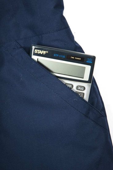 Костюм зимний "Сибер Виндстоп" полукомбинезон (т.синий/василек)