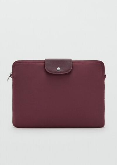 Чехол для ноутбука из нейлона на молнии от испанского бренда Mango