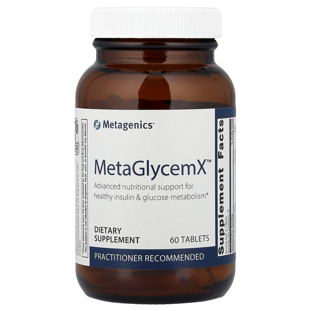 Metagenics, MetaGlycemX ™, 60 таблеток