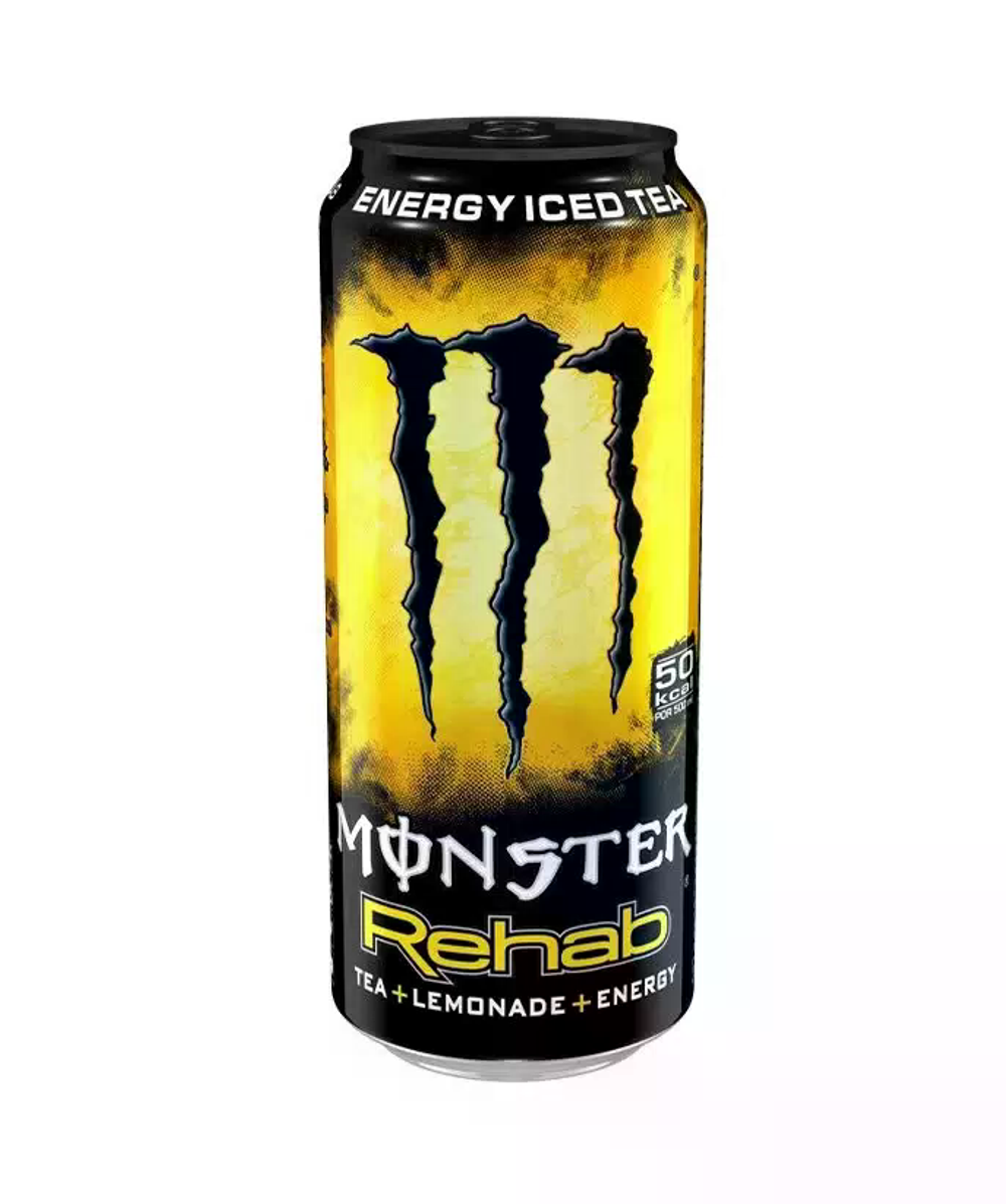 Энергетический напиток Monster Rehab iced лимонад, 500мл.