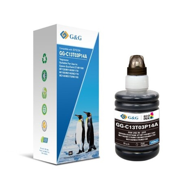 Чернила G&G, аналог Epson C13T03P14A №110 для L1110/L3060/L3100/L3110/L3150/L3160/L5190 черный 140 ml