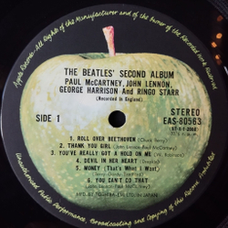 Винтажная виниловая пластинка LP The Beatles Second Album (Japan 1976) (No Obi) I Call Your Name