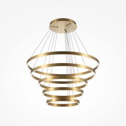 Люстра подвесная светодиодная диммируемая Maytoni Rim MOD058PL-L200BSK