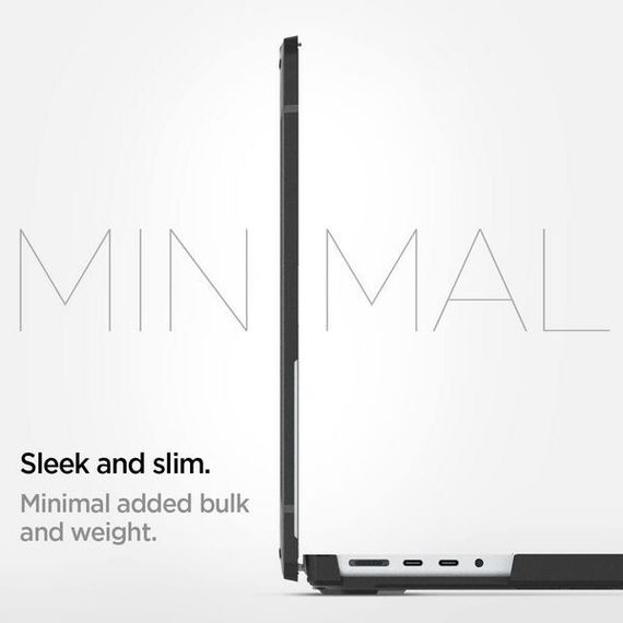 Чехол Spigen Rugged Armor для MacBook Pro 14 (2023/2021) (ACS04409) черный