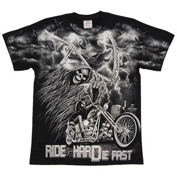 Футболка Смерть 12 ( ч.б. Ride Hard die Fast )