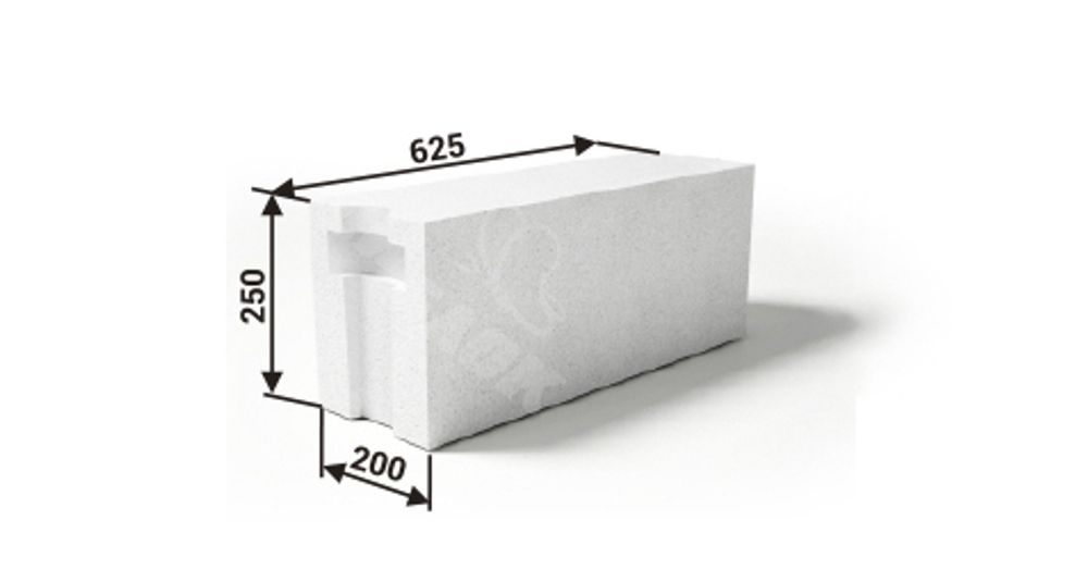 Газобетонный блок ИНСИ 200-600-3,5