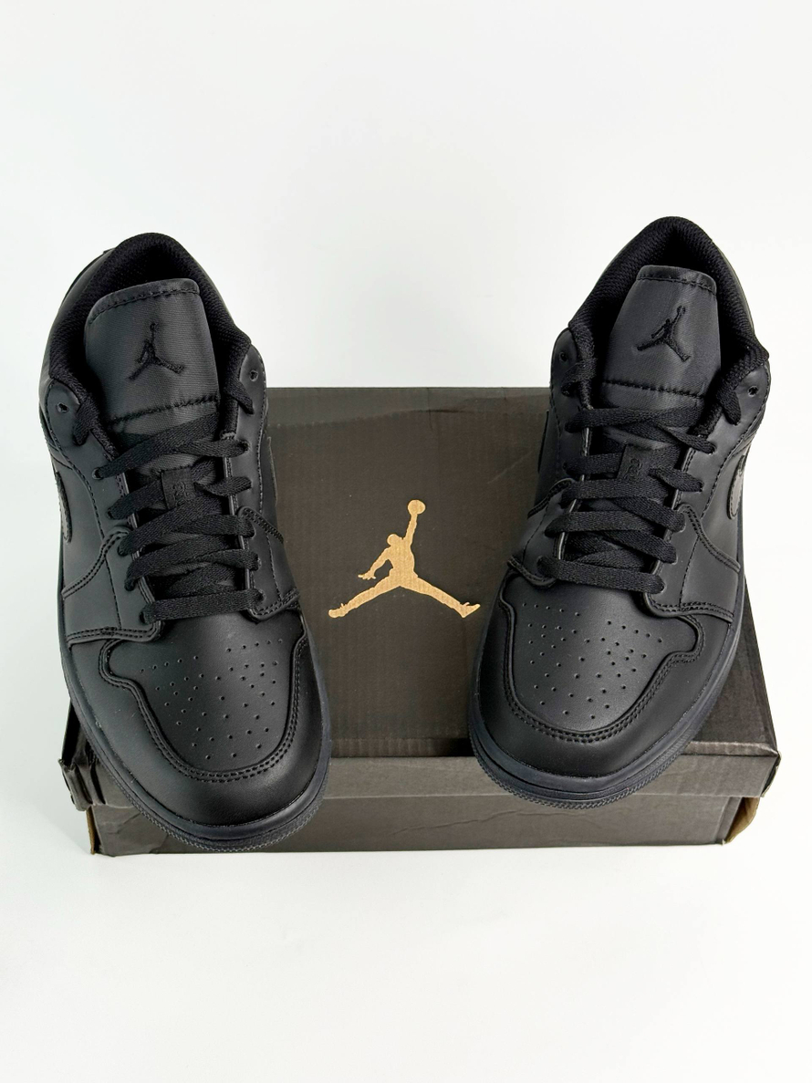Кроссовки Nike Air Jordan 1 Low #B155 (черн.)