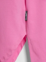 Розовый лонгслив для девочки