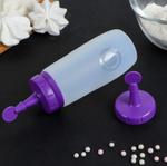 Ёмкость силиконовая для крема и айсинга, 2 насадки, 5,5/17 см