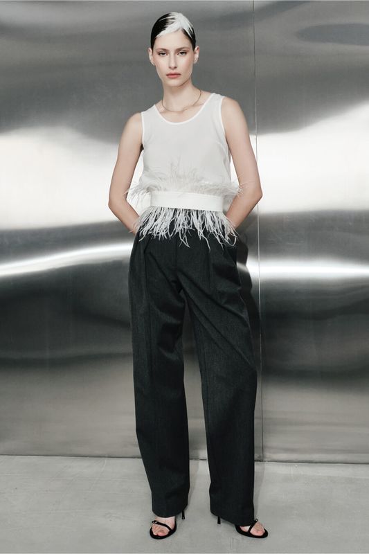 Пояс с перьями