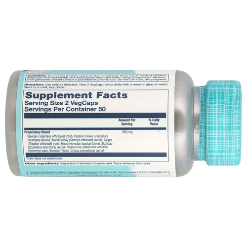 Solaray, Nerve Blend SP-14 ™, 100 растительных капсул