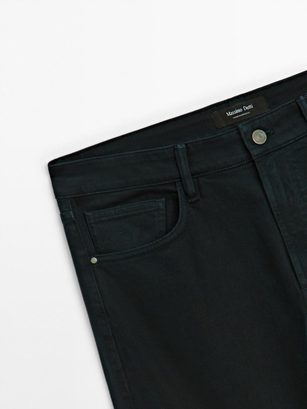 Massimo Dutti Джинсы Slim Fit, темно-синий