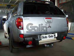 Фаркоп оцинкованный Galia M120C для Mitsubishi L200 1996-2006, 2006-2015, 2015-, Fiat Fullback 2016-(паспорт и сертификат в комплекте)(без электрики)