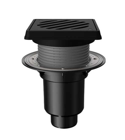 Трап регулируемый T 616.1 PNsG с прижимным фланцем