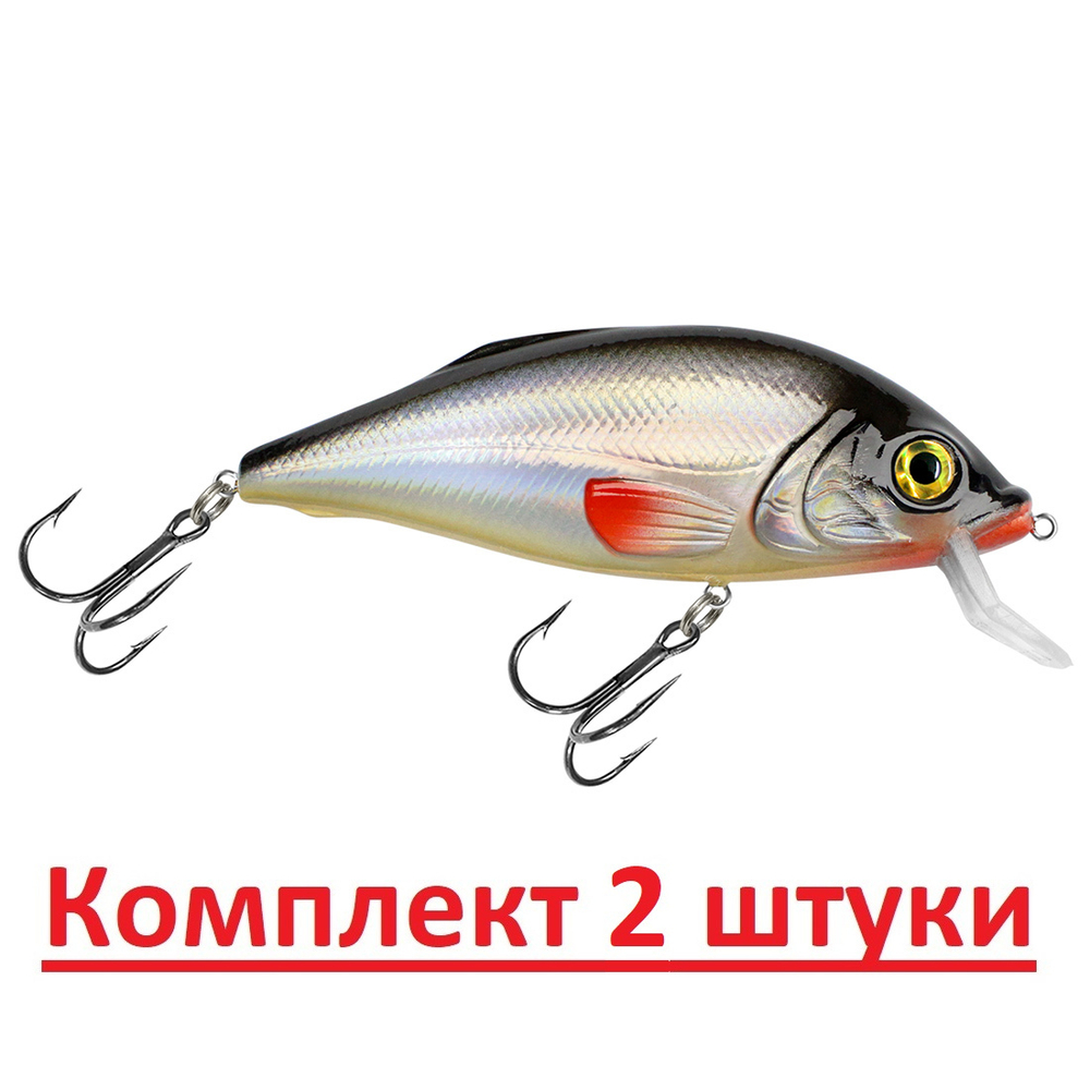 Воблер Шэд Язь-МШ 110mm, цвет 023 (плотва), 2 штуки