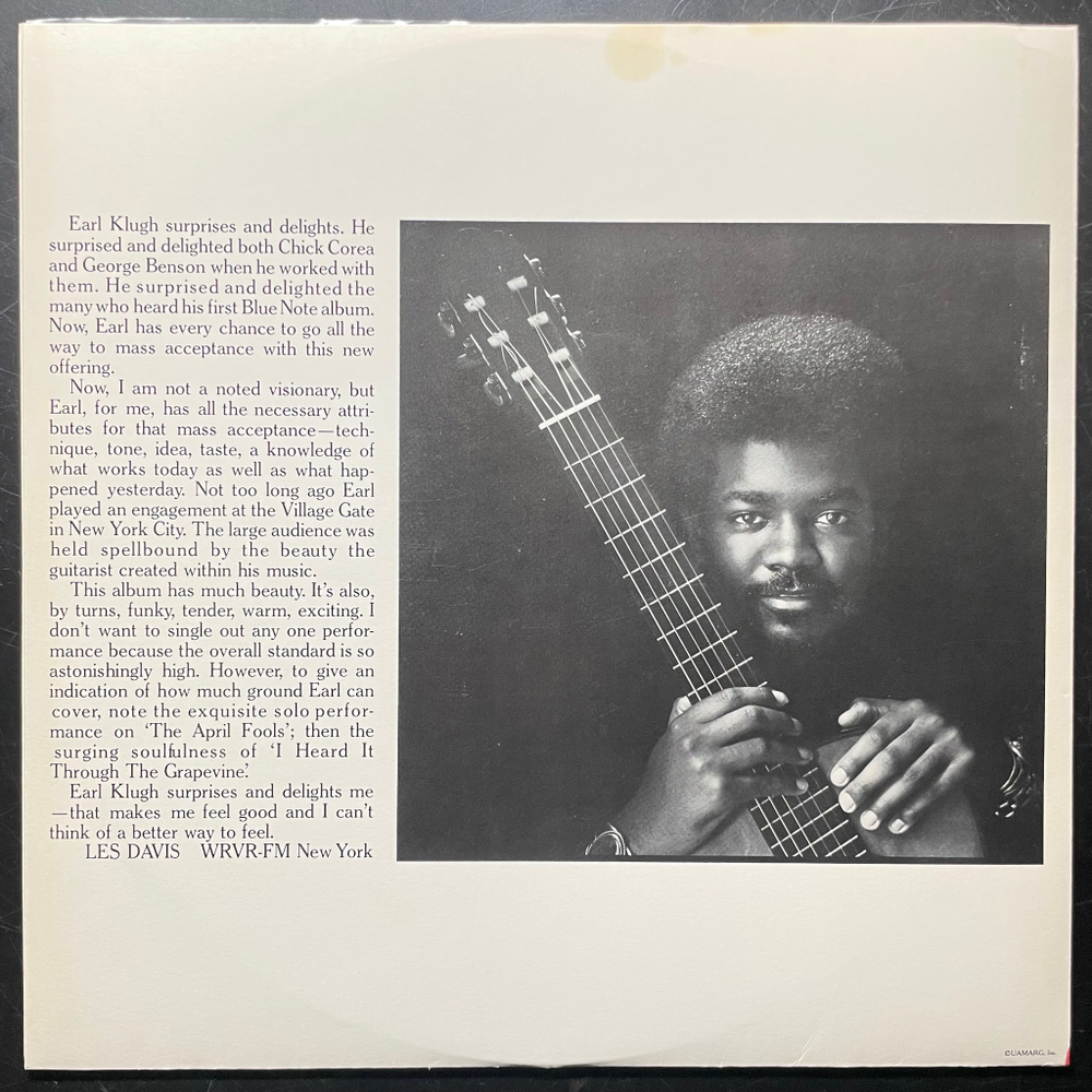 Earl Klugh ‎– Living Inside Your Love (США 1976г.)