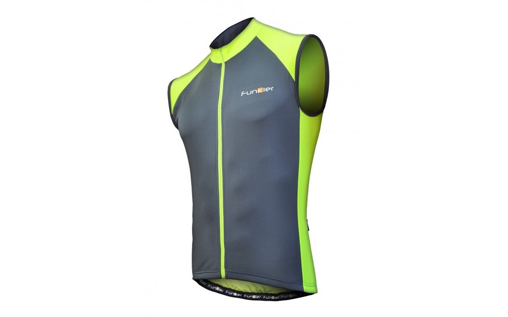 Велофутболка J-661 Grey/Green FunkierBike