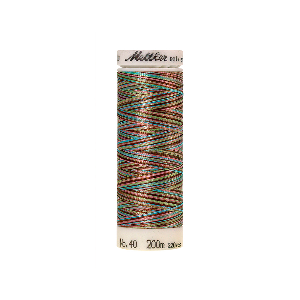 Полиэстеровые нитки Mettler, Poly Sheen Multi 40, цвет 9972, 200 м
