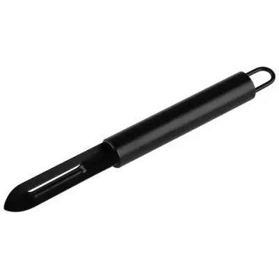 Овощечистка с вертикальным лезвием, CLASSICO NERO, из нержавеющей стали, цвет - черный, no