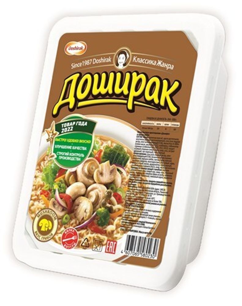 Лапша Доширак, грибы, 90 гр