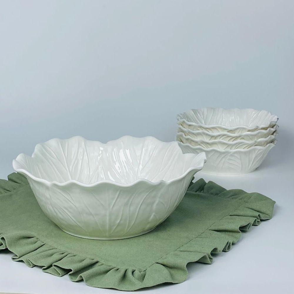 Lenardi 232-034 Набор из 5 салатников 27/19см BIANCO в под.уп.(х4)Фарфор