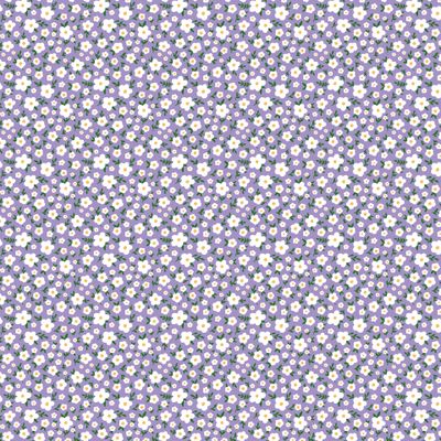 Белые цветочки на сиреневом (полевые цветы)