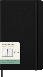 Еженедельник Moleskine Classic WKNT (DHB12WN3) 13x21см твердая обложка черный
