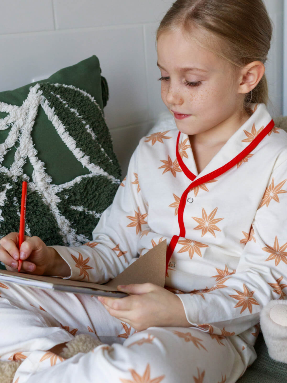 Пижама с воротником Mjölk Анисовые звёздочки, уценка