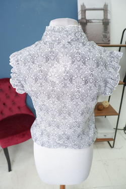 Блузка Zolla с принтом 46 размер