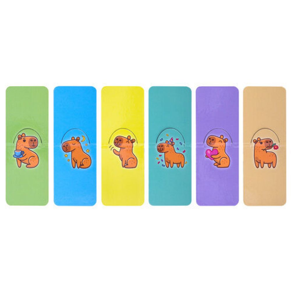 Закладки для книг МАГНИТНЫЕ, "ЯРКИЙ МИКС", комплект 30 штук, 35x25 мм, FUNSTER (ФАНСТЕР), 116657