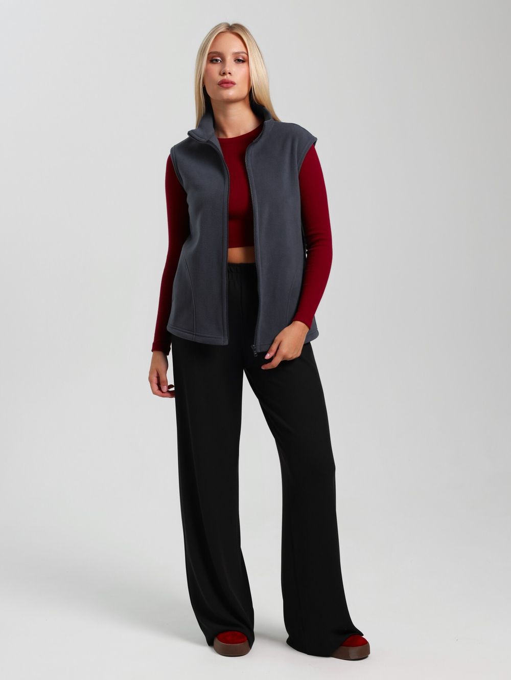 Толстовка (жилетка) Орбита Виотекс СЕРЫЙ