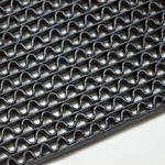 Коврик 60*90см противоскользящий, ПВХ S-mat Zig Zag, черный