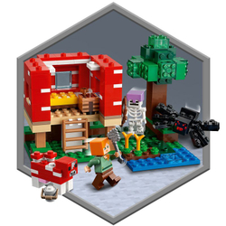 Конструктор LEGO Minecraft - Грибной дом 21179