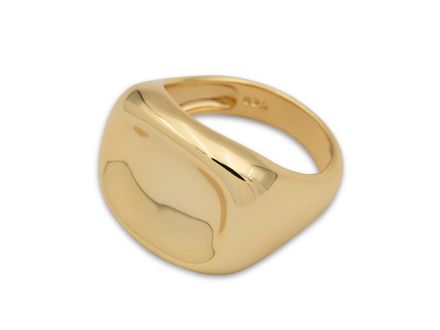 Перстень прямоугольный 16мм, неразъемный