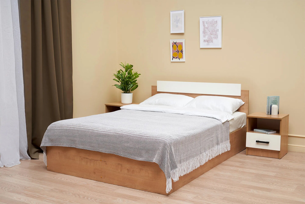 Кровать Луиза, спальное место 160х200, ЛДСП