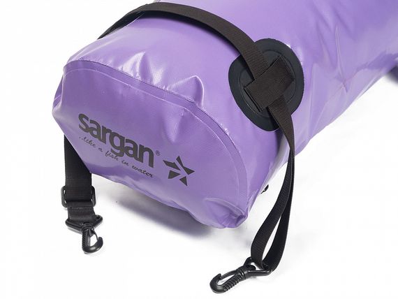 Гермо-Мешок-Рюкзак Sargan Саппер-25 2 лямки, крепления к сапборду 25 л фиолетовый