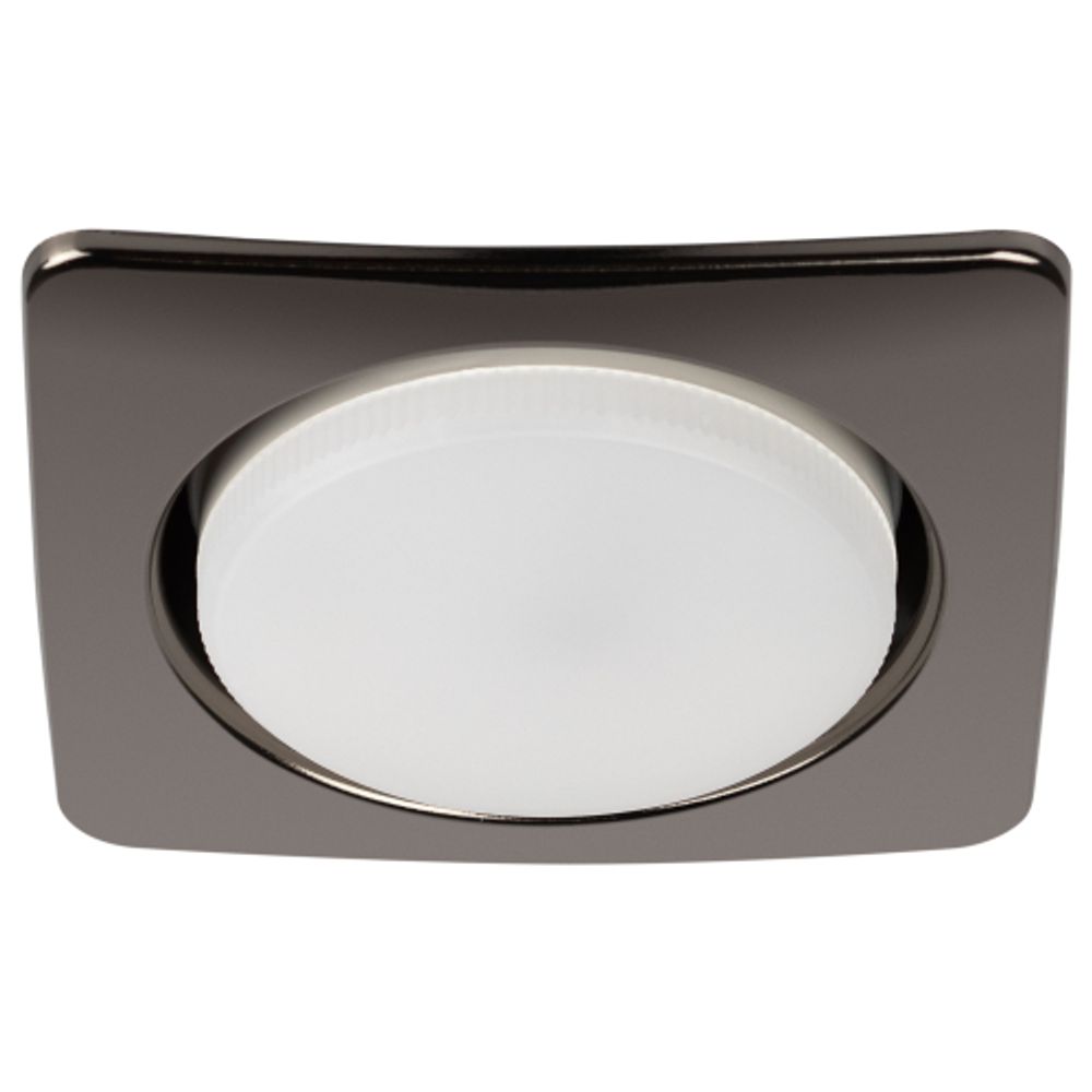 Светильник встраиваемый ЭРА KL71 BK /1 (к) под лампу GX53 черный металл термокольцо в комплекте