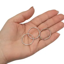 Кольцо для бретели серебро 25 мм