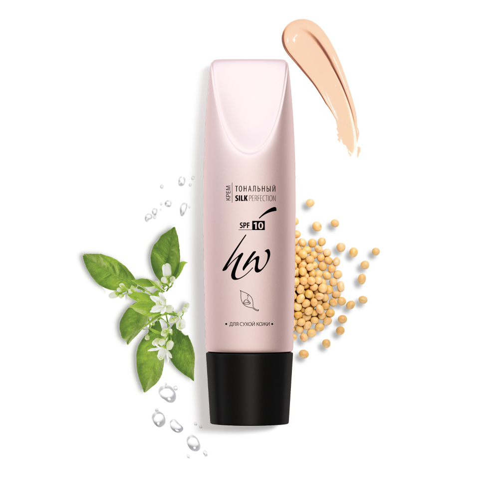 Крем тональный SILK PERFECTION (сухая кожа), тон «Cream Rose» №12, 30 мл
