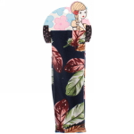 Повязка на голову «Britney Room», принт перо, микс 6 цветов, 20*7см