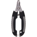 Когтерез для животных «ПРЕМИУМ - МОЙ БРО», прорезиненная ручка, с фиксатором, цвет серый/черный, 5.5*15.5см