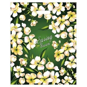 Пакет прорубная ручка Россия 40*50 см  80 мкм Весенний сон 1 шт 500 шт/кор