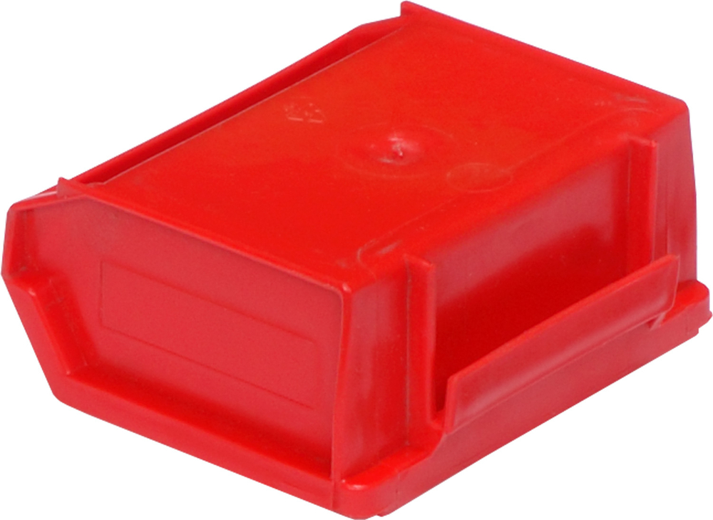 Ящик сплошной 96×105×45 мм, объем 0.45 л., арт.: 7924, красный, код: 00570