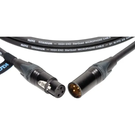 Klotz TI-M0750 Black XLR(f) - XLR(m) 3-pin 7.5m
