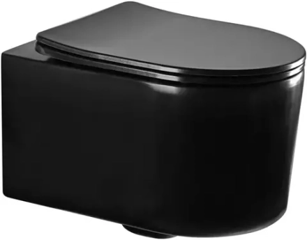 Унитаз подвесной безободковый Aquatek МИЯ с быстросъемным сиденьем Soft Close AQ2004-MB