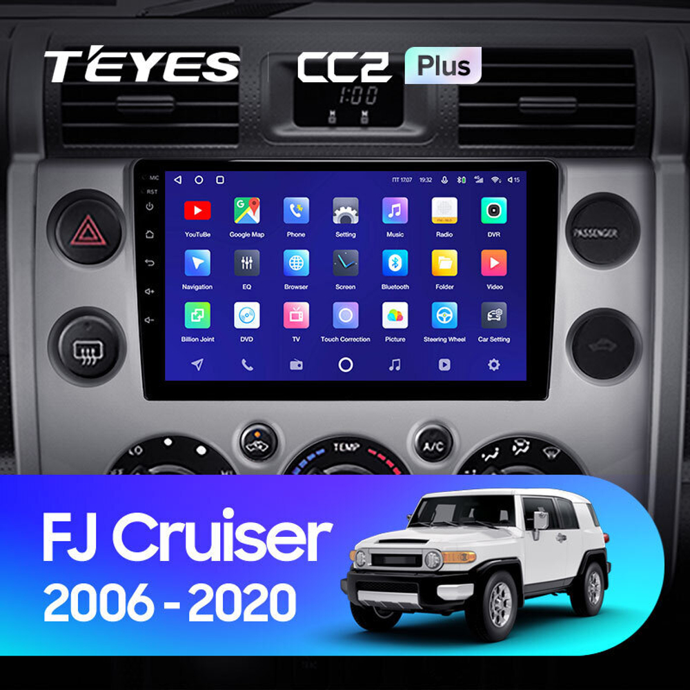 Teyes CC2 Plus 9" для Toyota FJ Cruiser 2006-2020