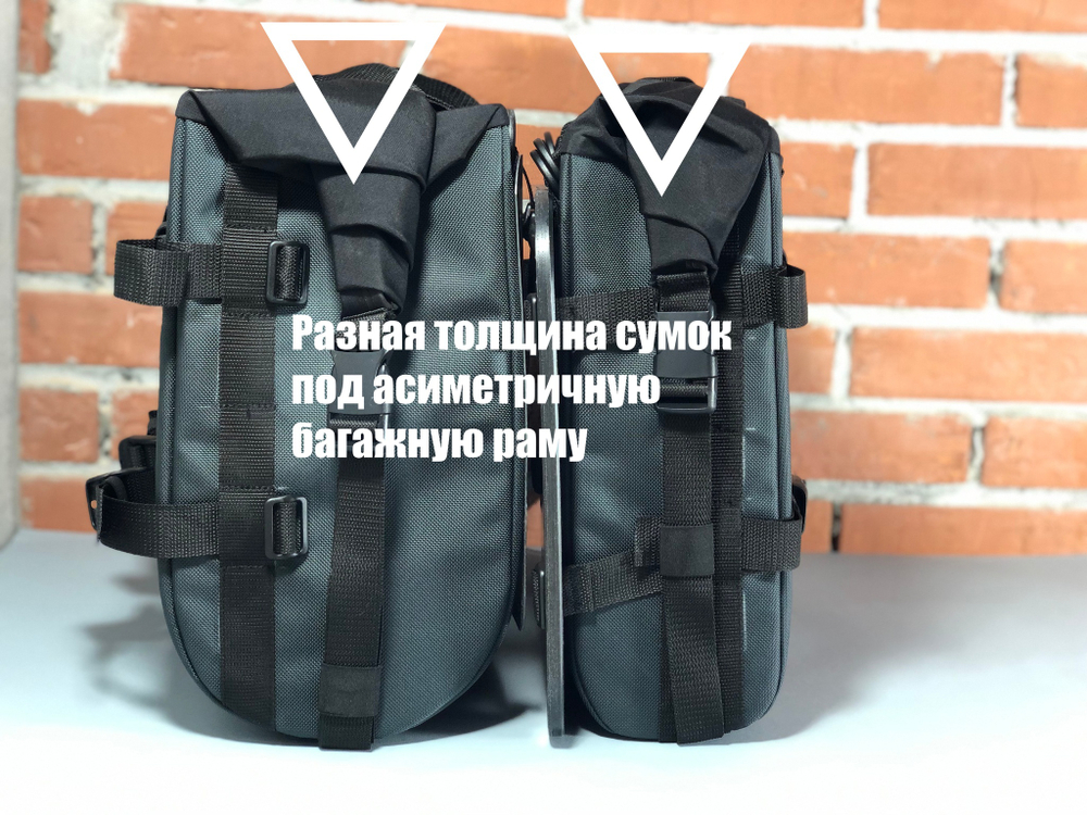 Комплект торб XL Enduro под ассиметричную багажную раму