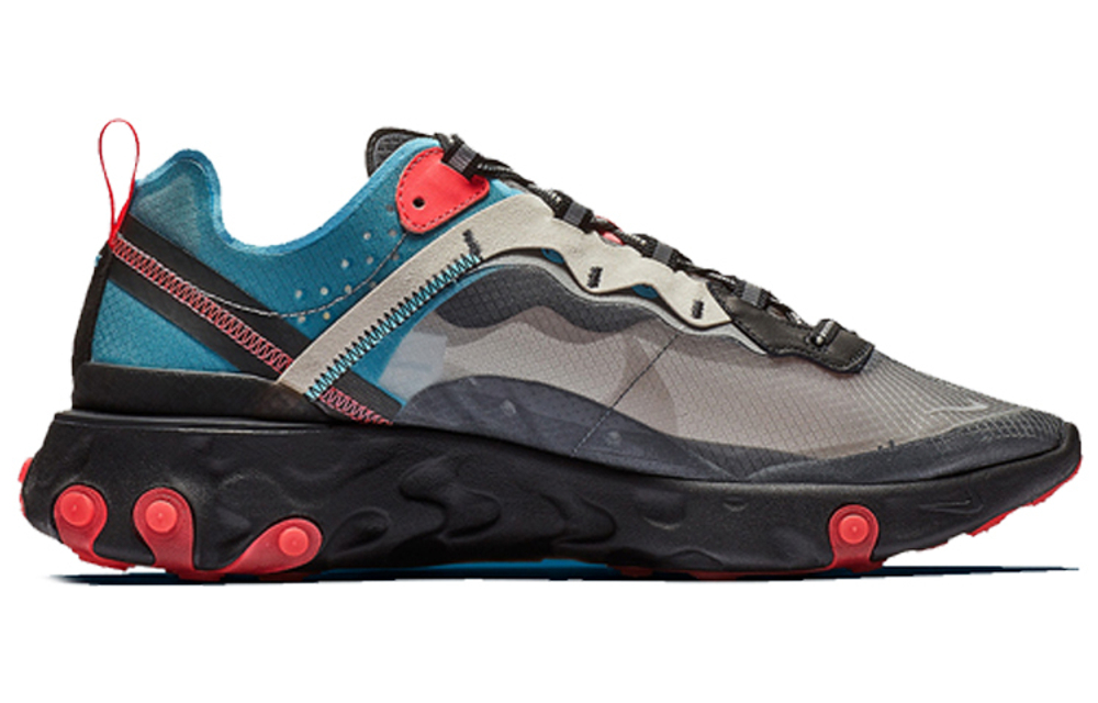 Кроссовки Nike React Element 87 Blue Chill Solar Red