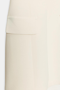 ZARA ПЛАТЬЕ С КОРОТКИМИ РУКАВАМИ «ФОНАРИК», ЭКРЮ